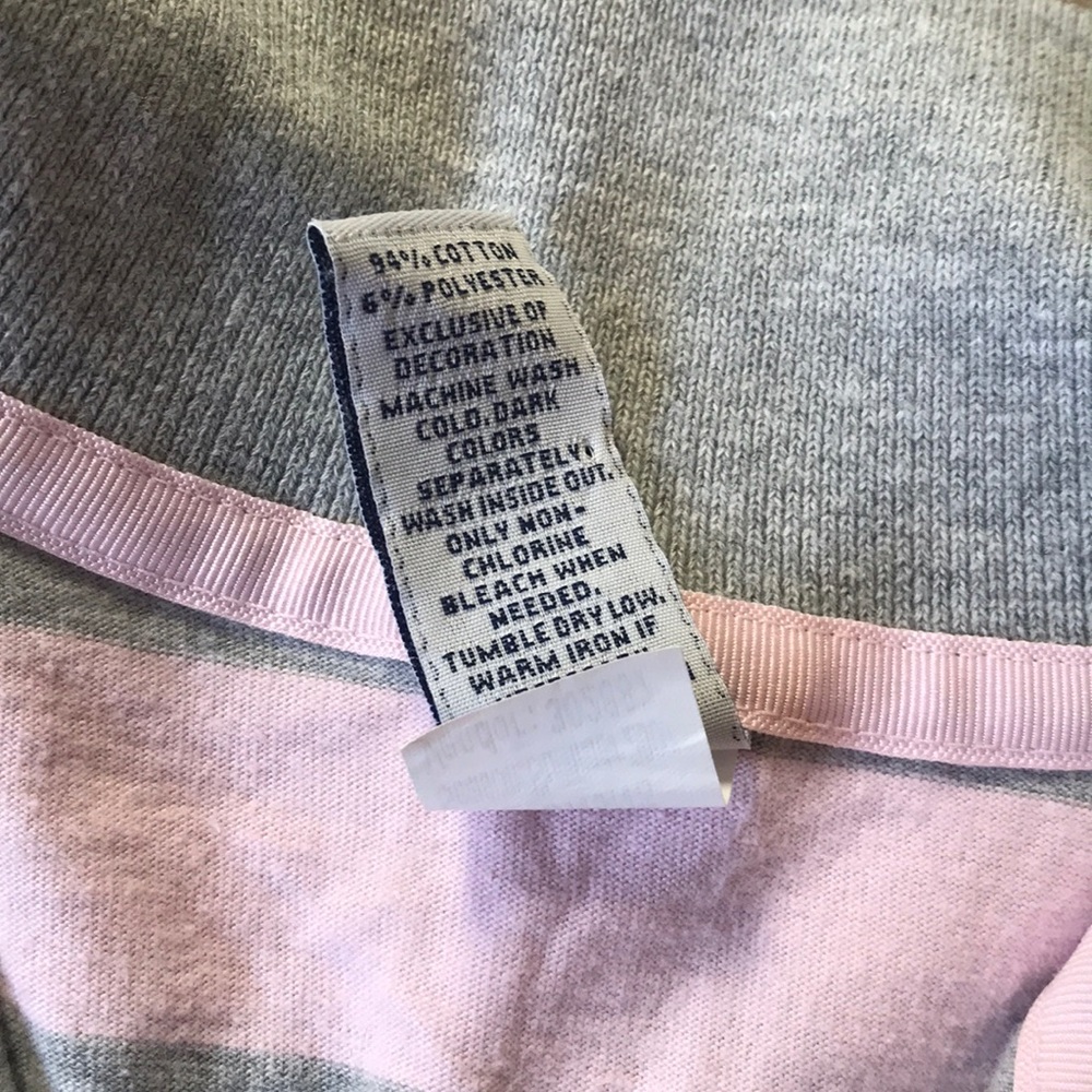 🛍 Girl’s GAP Short Sleeved Striped Polo - Picture 7 of 7